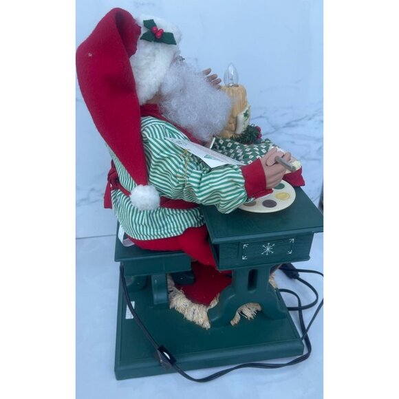 VTG Santa Workshop Holiday Creations Christmas Musical Lighted Santa Claus 16" - Picture 8 of 16